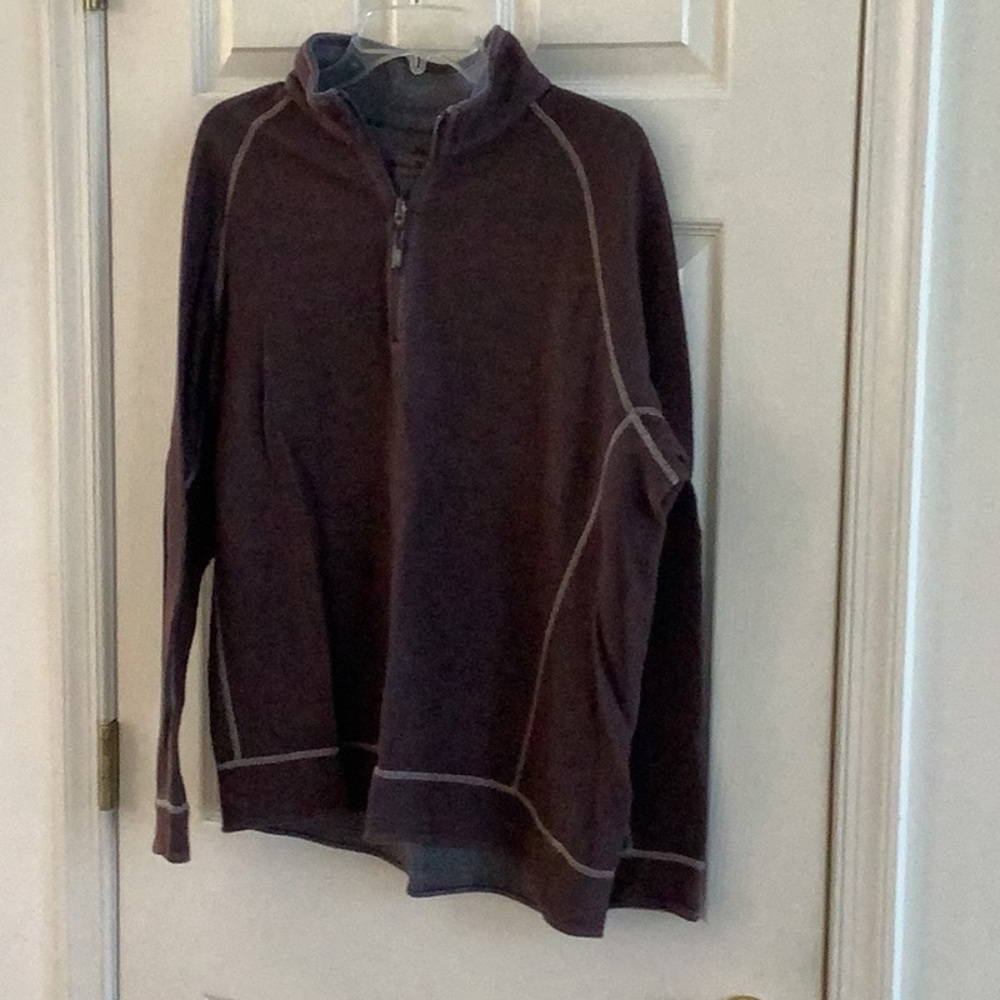Tommy Bahama 1/4 zip pullover shirt Large